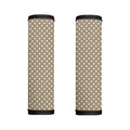 Beige And White Polka Dot Pattern Print Handle Covers