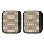 Beige And White Polka Dot Pattern Print Handle Covers
