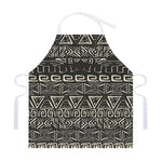 Beige Aztec Pattern Print Adjustable Apron