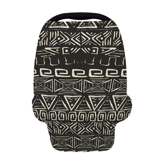 Beige Aztec Pattern Print Baby Seat Cover