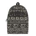 Beige Aztec Pattern Print School Backpack