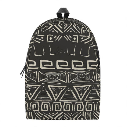 Beige Aztec Pattern Print Backpack