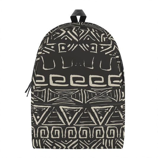 Beige Aztec Pattern Print Backpack