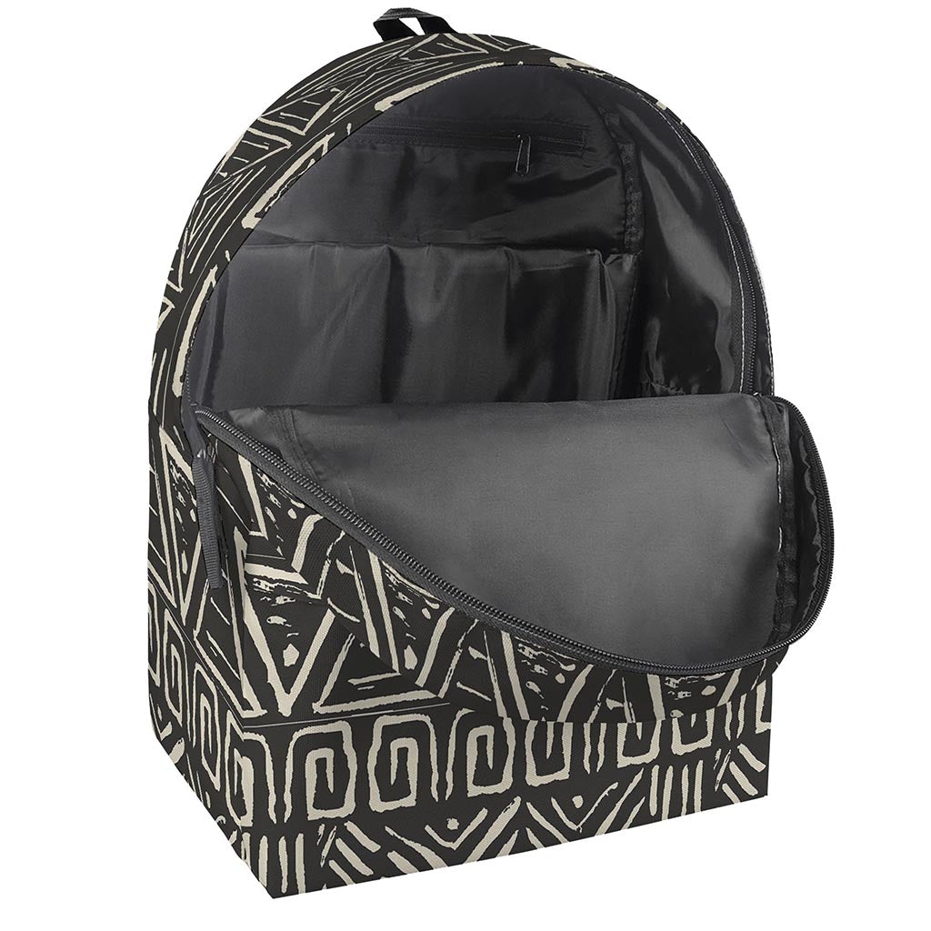 Beige Aztec Pattern Print Backpack
