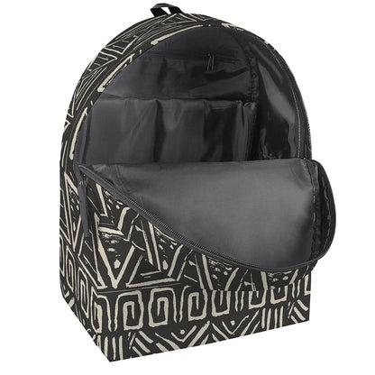 Beige Aztec Pattern Print Backpack
