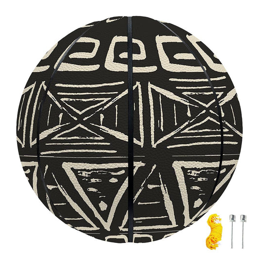 Beige Aztec Pattern Print Basketball