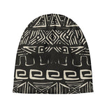 Beige Aztec Pattern Print Beanie