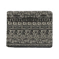 Beige Aztec Pattern Print Bifold Wallet