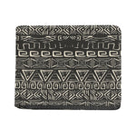 Beige Aztec Pattern Print Bifold Wallet