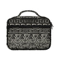 Beige Aztec Pattern Print Briefcase Bible Bag