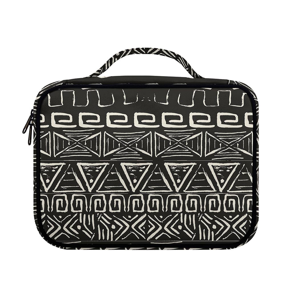 Beige Aztec Pattern Print Briefcase Bible Bag