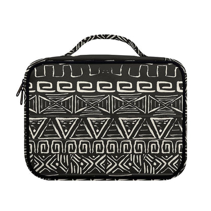Beige Aztec Pattern Print Briefcase Bible Bag