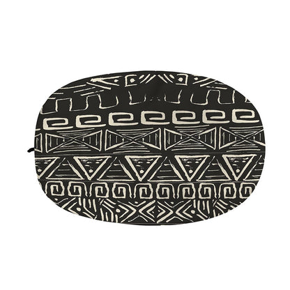 Beige Aztec Pattern Print Car Side Mirror Covers