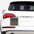 Beige Aztec Pattern Print Car Sticker