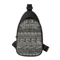 Beige Aztec Pattern Print Sling Bag