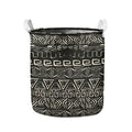 Beige Aztec Pattern Print Collapsible Laundry Basket
