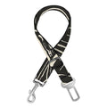 Beige Aztec Pattern Print Dog Seat Belt