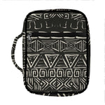 Beige Aztec Pattern Print Front Pocket Bible Bag