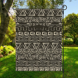 Beige Aztec Pattern Print Garden Flag