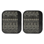 Beige Aztec Pattern Print Handle Covers