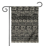 Beige Aztec Pattern Print House Flag
