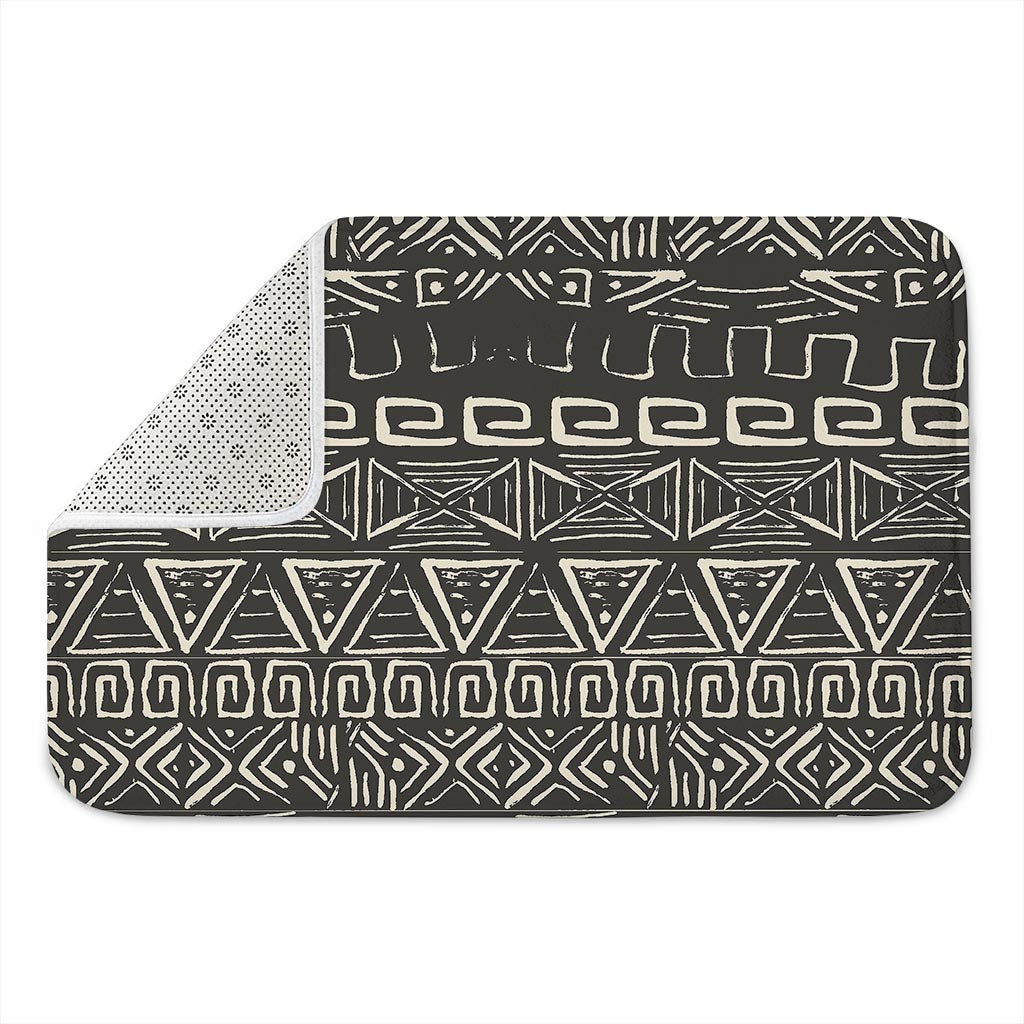 Beige Aztec Pattern Print Indoor Door Mat