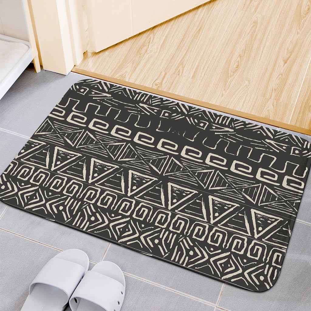 Beige Aztec Pattern Print Indoor Door Mat