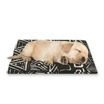 Beige Aztec Pattern Print Pet Cooling Mat Cover