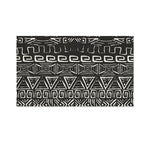 Beige Aztec Pattern Print Polyester Flag