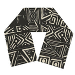 Beige Aztec Pattern Print Scarf