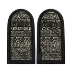 Beige Aztec Pattern Print Skillet Handle Cover