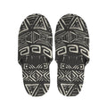 Beige Aztec Pattern Print Slippers