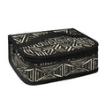 Beige Aztec Pattern Print Small Lunch Bag