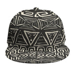 Beige Aztec Pattern Print Snapback Cap