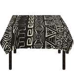Beige Aztec Pattern Print Tablecloth