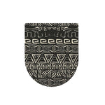 Beige Aztec Pattern Print Toilet Lid Cover