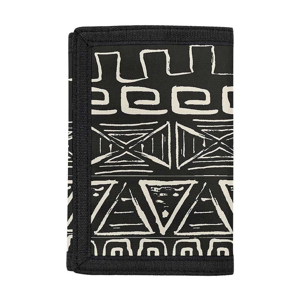 Beige Aztec Pattern Print Trifold Wallet