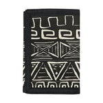 Beige Aztec Pattern Print Trifold Wallet