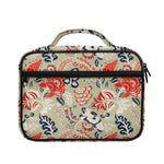 Beige Bohemian Floral Pattern Print Briefcase Bible Bag