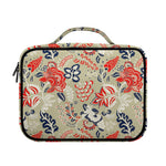 Beige Bohemian Floral Pattern Print Briefcase Bible Bag
