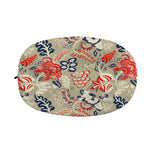 Beige Bohemian Floral Pattern Print Car Side Mirror Covers