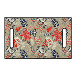 Beige Bohemian Floral Pattern Print Golf Cart Seat Cover