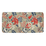 Beige Bohemian Floral Pattern Print Towel