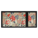Beige Bohemian Floral Pattern Print Trifold Wallet
