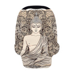 Beige Buddha Mandala Print Baby Seat Cover