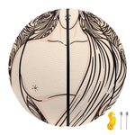 Beige Buddha Mandala Print Basketball