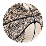 Beige Buddha Mandala Print Basketball