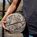 Beige Buddha Mandala Print Basketball
