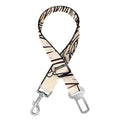 Beige Buddha Mandala Print Dog Seat Belt