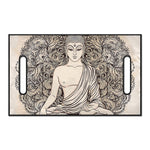 Beige Buddha Mandala Print Golf Cart Seat Cover